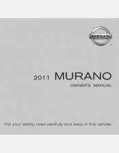 NISSAN MURANO 2011 OWNERS MANUAL